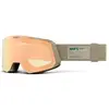 100percent 100% Ski Goggles Snowcraft Hiper - Cement - Mirror Copper Lens - L