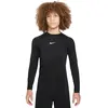 Nike Boy's Top B Np Df Ls Top 24, Black/White, FJ6822-010, L