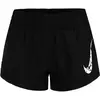 Nike Women's Shorts W Nk One Swsh Hbr Df Mrbrshrt, Black/White, FN2601...