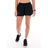 Under Armour Short Fly by pour femme, Noir/bande réfléchissante, M