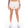 Under Armour Short pour femme, Blanc/Blanc/Réfléchissant, XL