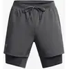 Under Armour Shorts UA LAUNCH 5'' 2-IN-1 SHORTS - Gray, Gray M