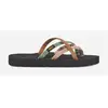Teva W OLOWAHU MIXED B Dames Slippers - MAPLE SUGAR MULTI