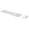 Ensemble Clavier Souris sans fil HP 650 - AZERTY - Blanc