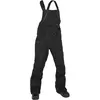 Salopette De Ski/snow Volcom Elm Stretch Gore Bib Overall Noir Femme
