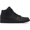 Nike Air Jordan 1 Mid - Maat 43 - Triple Black / Zwart - Sneakers Heren