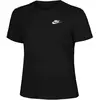 Nike T-shirt Club Sportswear Femme - Black, Black L