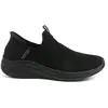 Skechers Ultra Flex 3.0 Femme Basket Sneaker, Bordure Tricotée noire,39 EU