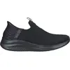 Skechers Ultra Flex 3.0 Femme Basket Sneaker, Bordure Tricotée noire,40 EU
