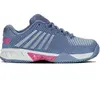 K-Swiss Performance Big Shot Leather Chaussures de tennis pour femme, Infinity Blue Blush Carmine Rose, 37.5 EU