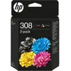 Cartouche d'encre HP 308 noire + 3 couleurs