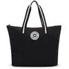 Kipling Fourre Tout Davian Up Black White Hip Noir Grand Femme 100% Po...