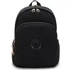 Kipling Sac À Dos Delia M Black Rose Spice Noir Grand Femme 100% Polya...