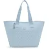 Kipling Fourre Tout Raaja Light Denim Jq Imprimé Grand Femme 100% Cott...