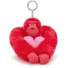 Kipling Porte-clés Valentine Monkey Xl