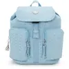Kipling Sac À Dos Anto S Light Denim Jq Imprimé Petit Femme 100% Cotto...