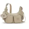 Kipling Sac Bandoulière Rikka Mini Signature Beige Embossed Petit Femm...