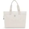 Kipling Fourre Tout Colissa Up Palm Beige Jacquard Imprimé Grand Femme...