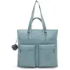 Kipling Fourre Tout India Relaxed Grey Bleu Grand Femme 56% Recycled P...