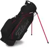 Titleist Players S4 Stadry Standbag Zwart Rood