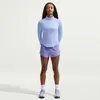 Haut d'entraînement 1/4 zip femme Nike Swift Argenté L