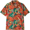 Chemise manches courtes de camp Patagonia Tidal Threads Multicolore S