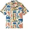 Chemise manches courtes de camp Patagonia Tidal Threads Multicolore S