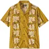 Chemise manches courtes de camp Patagonia Tidal Threads Jaune S