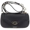 Guess, Femmes, Sac à main, Dea Crossbody Flap Bag, Noir