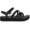 Teva, Femmes, Sandales, W's Midform Kena Slim, Noir, (38)
