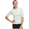 T-shirt Hoka SkyBreeze Manches Courtes Gris Clair, Taille L