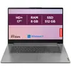 Lenovo IdeaPad 3 17ALC6 - Ordinateur Portable 17'' HD+ AMD Ryzen 5 550...
