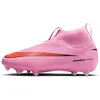 Nike jr. Mercurial superfly 10 fg in de kleur rood.
