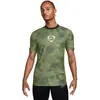 Nike academy+ dri-fit voetbal shirt in de kleur groen.
