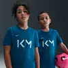 Nike kylian mbappã© academy nike dri-fit voetbalshirt in de kleur groe...