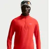 Nike stride dri-fit hardlooptop in de kleur rood.