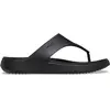 Crocs, Femmes, Tongs, W's Getaway Triangle Flip, Noir, (37)
