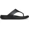 Crocs, Femmes, Tongs, W's Getaway Triangle Flip, Noir, (39)