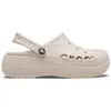 Crocs Baya Platform Clog - Dames Klomp - Barely Pink - Platform - Cros...