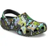 Klompen Crocs Classic Painted Floral Clog Multicolour