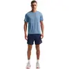 Nike dri-fit uv miler hardloopshirt in de kleur blauw.