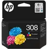 HP 308 - Jaune, cyan, magenta - original - blister - cartouche d'encre...