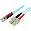 StarTech.com 1m Fiber Optic Cable - Aqua - MM Duplex 50/125 - LSZH - L...