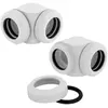 Corsair Hydro X Series XF Hardline Embout 90° 14mm OD - Blanc x 2