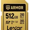 Lexar Pro Gold Armor 512GB SDXC UHS-II V60 - R280/W210 MB/s - IP68