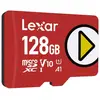 Carte mémoire Lexar Play micro SDXC UHS-I 128 Go Rouge