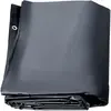 Bâche à Bulle Piscine Hivernage-VEVOR-Anthracite PVC 650-680g-m²,4 x 7...