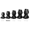 Oxballs - Pighole 2 - Holle Buttplug - Zwart - Maat M