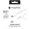 Mophie Charge Stream USB-C naar USB-C Kabel 60W Power Delivery 1M Wit