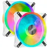 Corsair QL140 RGB - Pack de 2 - Blanc